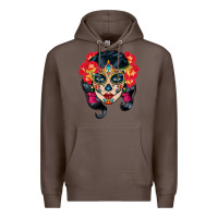 Coffee sugar skull Premium Hoodie - BundleAndBundleShop