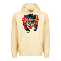 Pina Colada sugar skull Premium Hoodie - BundleAndBundleShop
