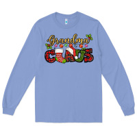 Colony Blue Grandma claus with christmas gift sock mother's Long Sleeve Tee - HowdyJamesFarm