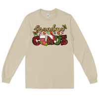 Mushroom Grandma claus with christmas gift sock mother's Long Sleeve Tee - HowdyJamesFarm