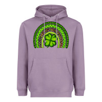 Lavender St. Patrick's Day Shamrock Rainbow Heavyweight Hoodie - Artiststas