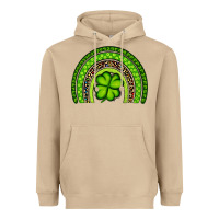 Mushroom St. Patrick's Day Shamrock Rainbow Heavyweight Hoodie - Artiststas