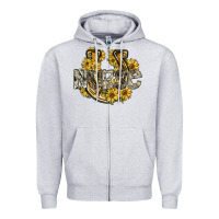 Heather Grey nurse Zipper Hoodie - SublimationCraftShop