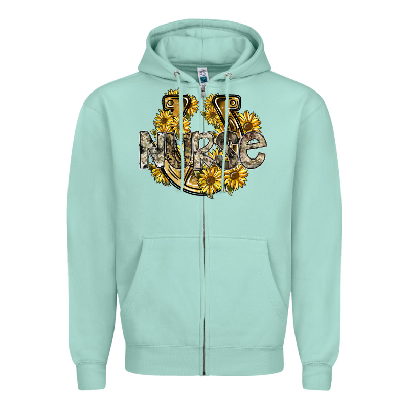 Nurse Zipper Hoodie by SublimationCraftShop | Teevron