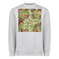 Heather Grey The Grinch Seamless Heavyweight Sweatshirt - CowhideDigitalArt