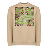 Mushroom The Grinch Seamless Heavyweight Sweatshirt - CowhideDigitalArt
