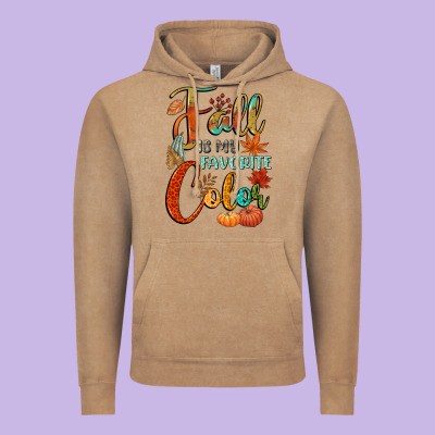 Fall Is My Favorite Color Vintage Hoodie Designed By Cowgirlartshop