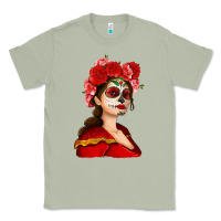 Matcha Sugar skull girl Classic Tee - NancyCooperArtShop