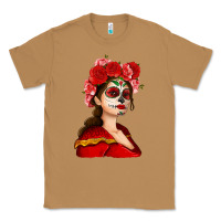 Toasted Coconut Sugar skull girl Classic Tee - NancyCooperArtShop