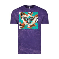 Cloud Purple freebird with leopard and cowhide pattern Vintage Tee - TumblerDesignByShophia