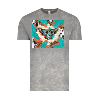 Cloud Rock freebird with leopard and cowhide pattern Vintage Tee - TumblerDesignByShophia