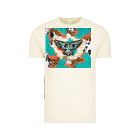 Vintage Arctic freebird with leopard and cowhide pattern Vintage Tee - TumblerDesignByShophia