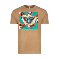 Vintage Camel freebird with leopard and cowhide pattern Vintage Tee - TumblerDesignByShophia