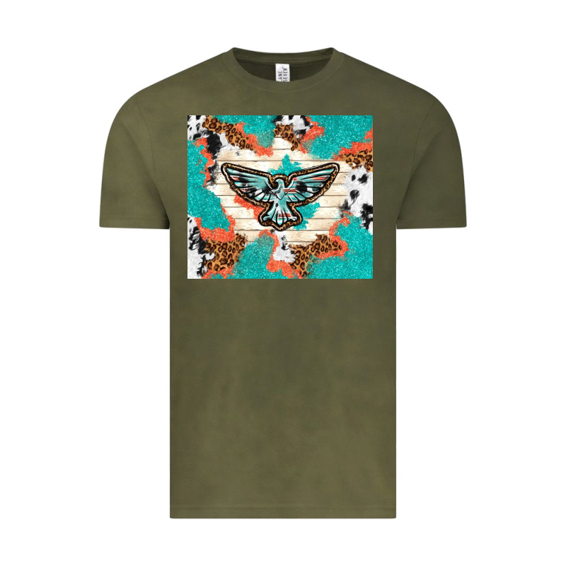 Freebird With Leopard And Cowhide Pattern Vintage Tee by TumblerDesignByShophia | Teevron