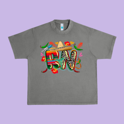 Cinco De Mayo Rn Urban Heavy Tee Designed By Cowgirlartshop