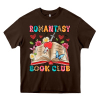 Chocolate Brown romantasy book club Heavy Core Tee - Artiststas