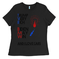 Black trump biden cars Ladies Tee - Bettercallsaul