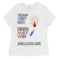 White trump biden cars Ladies Tee - Bettercallsaul