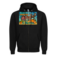 Black Cutest Pumpkins In The Patch Zipper Hoodie - LillyAllenDesigns