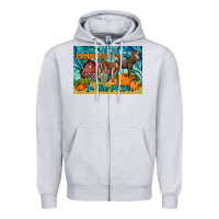 Heather Grey Cutest Pumpkins In The Patch Zipper Hoodie - LillyAllenDesigns