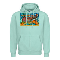 Seafoam Cutest Pumpkins In The Patch Zipper Hoodie - LillyAllenDesigns