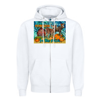 White Cutest Pumpkins In The Patch Zipper Hoodie - LillyAllenDesigns