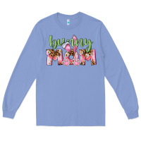 Colony Blue Happy Easter Bunny Mom Long Sleeve Tee - CowGirlArtShop