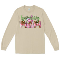 Mushroom Happy Easter Bunny Mom Long Sleeve Tee - CowGirlArtShop