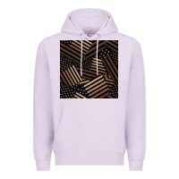 Lilac melanin american flag seamless pattern Premium Hoodie - BundleAndBundleShop