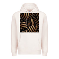 Pale Pink melanin american flag seamless pattern Premium Hoodie - BundleAndBundleShop