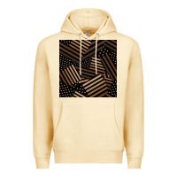 Pina Colada melanin american flag seamless pattern Premium Hoodie - BundleAndBundleShop