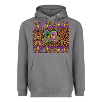 Storm mardi gras fleur de lis hearts leopard glitter Heavyweight Hoodie - Artiststas