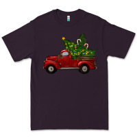 Plum Christmas Trees With Truck Premium Tee - RanaPortraitStore