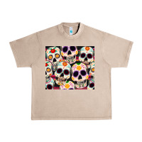 French Oak cinco de mayo skull Urban Heavy Tee - CowGirlArtShop