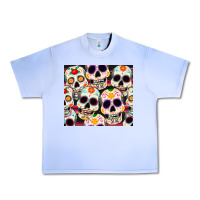 Grape Ice cinco de mayo skull Urban Heavy Tee - CowGirlArtShop