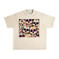Sandshell cinco de mayo skull Urban Heavy Tee - CowGirlArtShop