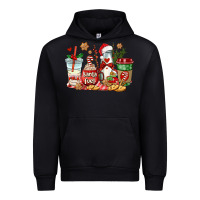Black santa fuel coffee cups Urban Hoodie - AdoDesignShop