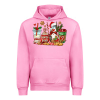 Fuchsia Pink santa fuel coffee cups Urban Hoodie - AdoDesignShop