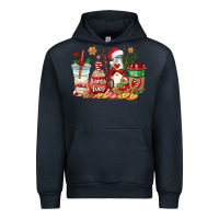 Navy santa fuel coffee cups Urban Hoodie - AdoDesignShop