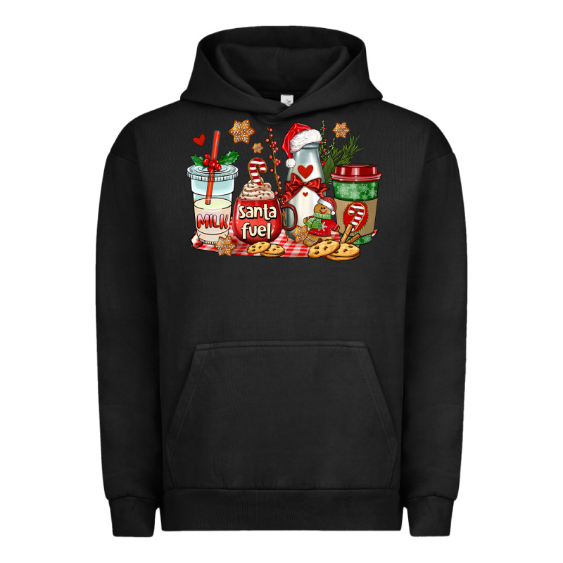 Santa Fuel Coffee Cups Urban Hoodie by AdoDesignShop | Teevron