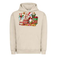 Pigment French Oak santa fuel coffee cups Urban Hoodie - AdoDesignShop
