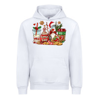 White santa fuel coffee cups Urban Hoodie - AdoDesignShop