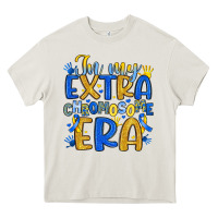 Cream in my extra chromosome era Heavy Core Tee - Artiststas