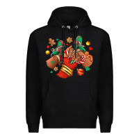 Black Christmas black girl sneakers Premium Hoodie - RanaPortraitStore