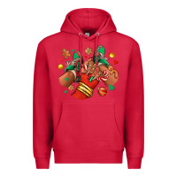 Cardinal Christmas black girl sneakers Premium Hoodie - RanaPortraitStore