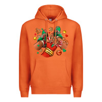 Carrot Christmas black girl sneakers Premium Hoodie - RanaPortraitStore