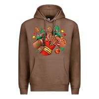 Chestnut Christmas black girl sneakers Premium Hoodie - RanaPortraitStore