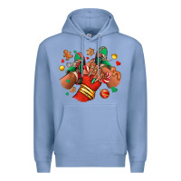 Colony Blue Christmas black girl sneakers Premium Hoodie - RanaPortraitStore
