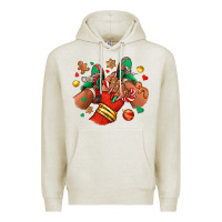 Oatmeal Heather Christmas black girl sneakers Premium Hoodie - RanaPortraitStore