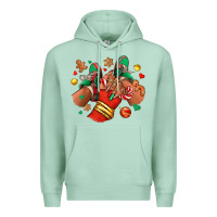 Seafoam Christmas black girl sneakers Premium Hoodie - RanaPortraitStore